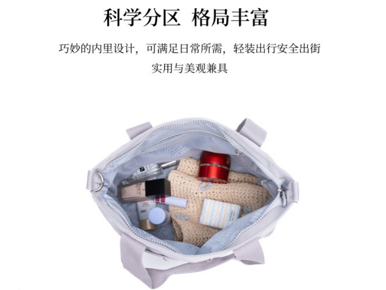 厂家直销外贸斜挎包 新款休闲手提包大容量防泼水尼龙斜挎包批发详情5