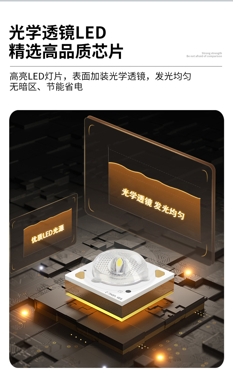 超亮节能灯泡led照明家用省电e27螺口工厂大工率60W球泡厂家批发详情4