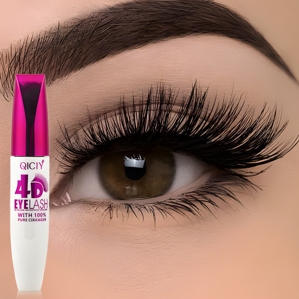 Cross-border exclusive QICIY 4D mascara Base cream, waterproof, non-smudge, long and curly mascara wholesale pic 2