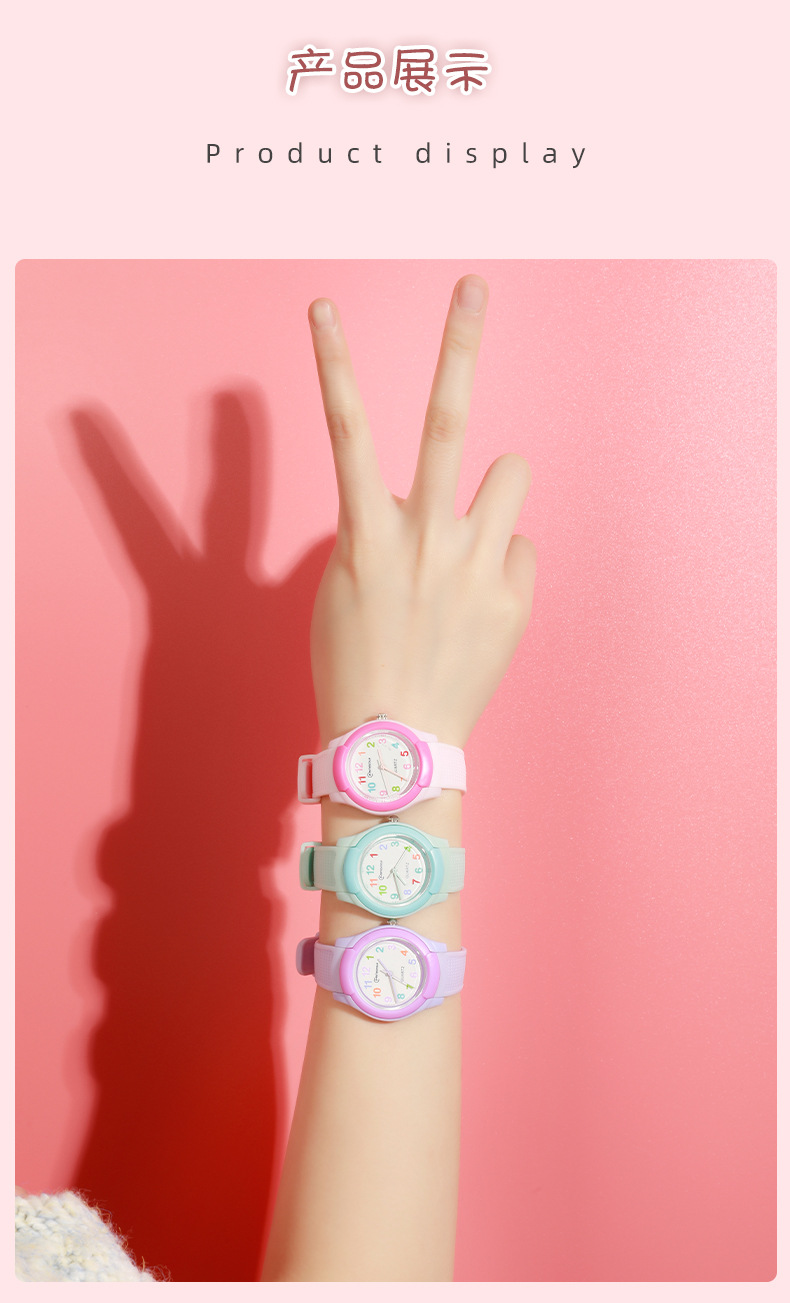 Original Japanese movement quartz watches in stock for children, boys and girls, students, sports, waterproof hands, school and small store watches pic 12