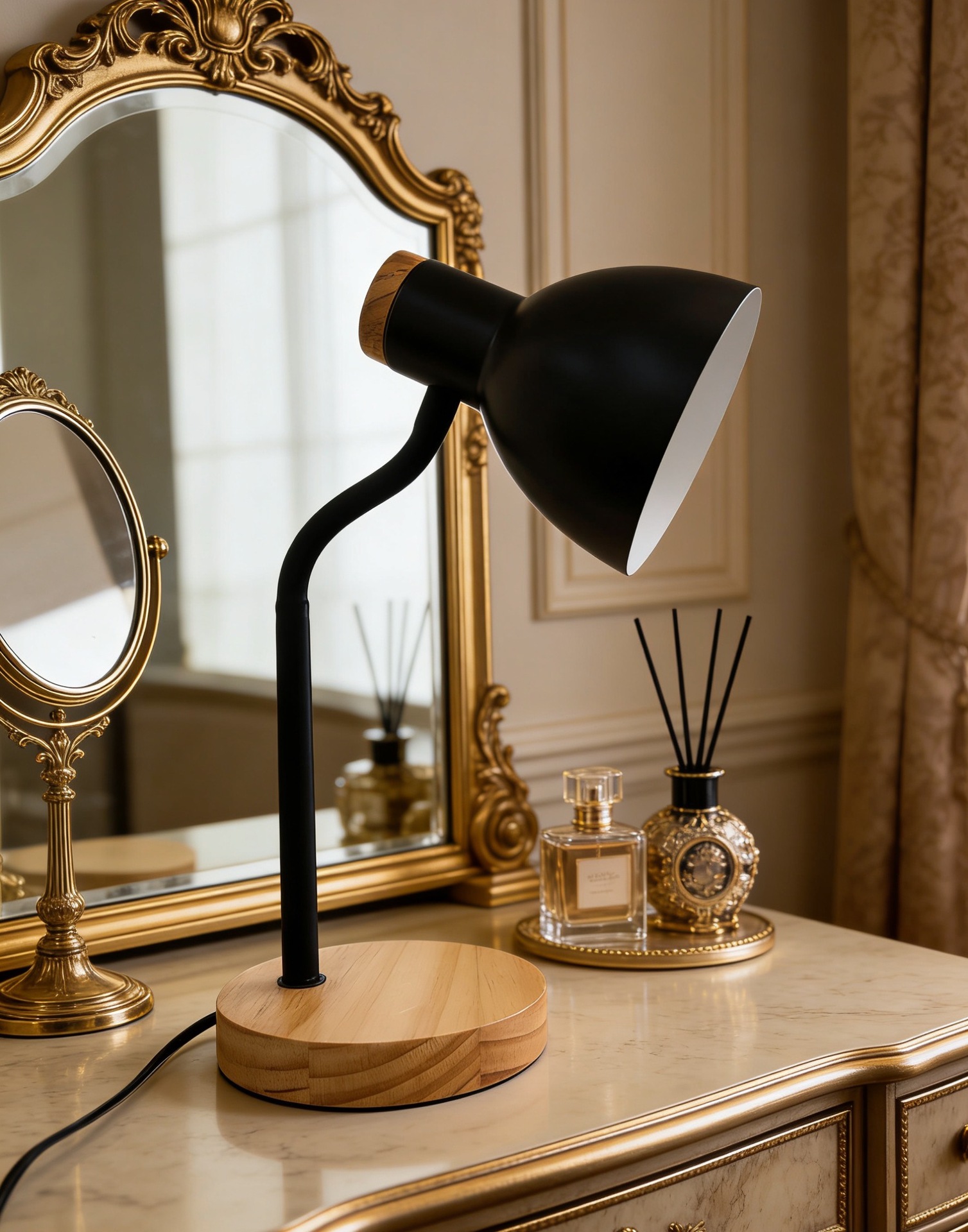 Nordic creative adjustable desk lamp, led eye-protecting desk, modern bedside decorative lamp for college student dormitory reading pic 5