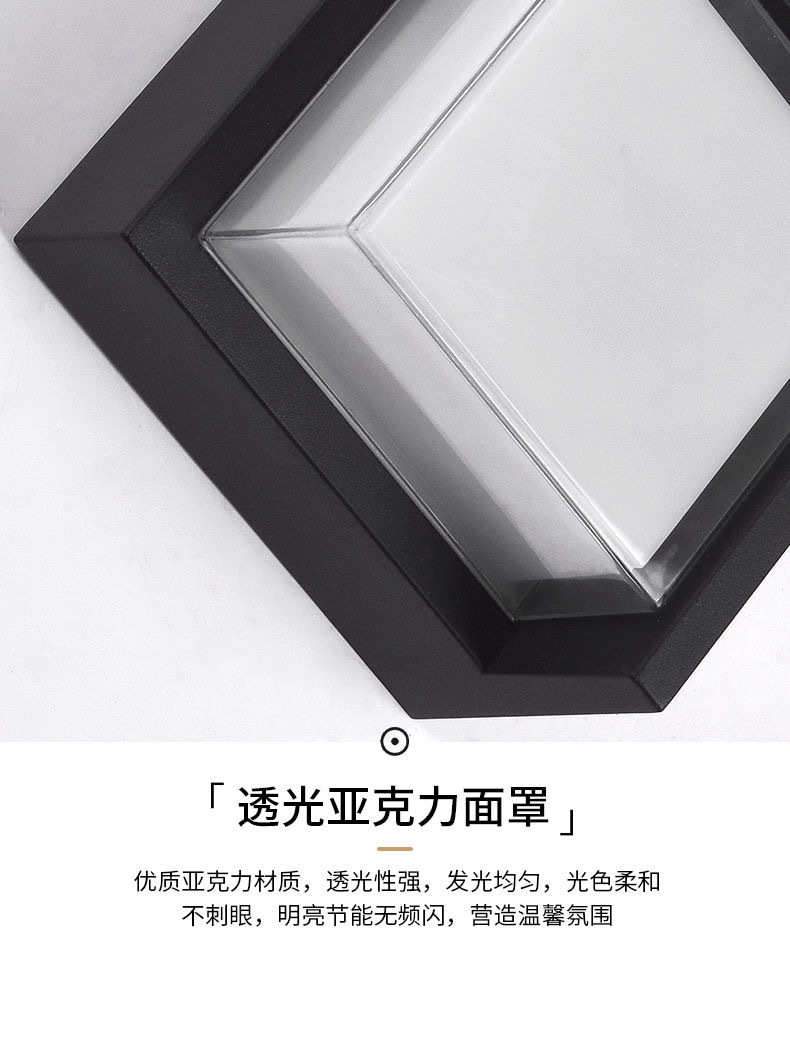 跨境防水户外壁灯led过道楼梯庭院门口灯室内走廊卧室简约壁灯详情23