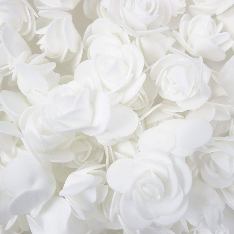 泡沫花仿真玫瑰3.5cm DIY泡沫熊原料配件办公文化仿真园艺装饰材料详情7