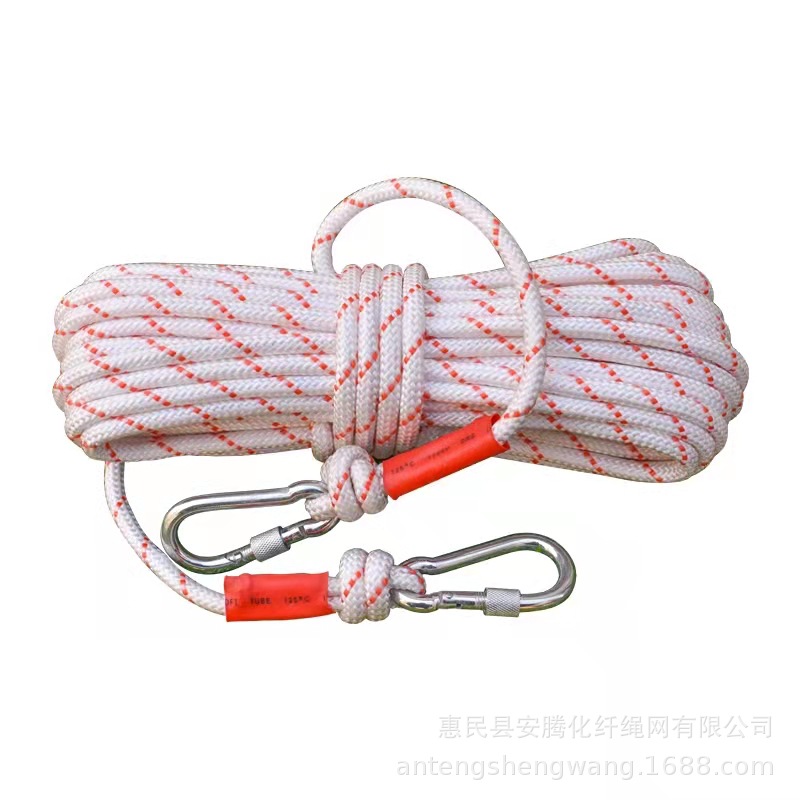 Steel wire core fire rescue escape and rescue rope for high-rise buildings, thick safety rope for preventing falls in high-altitude operations pic 8