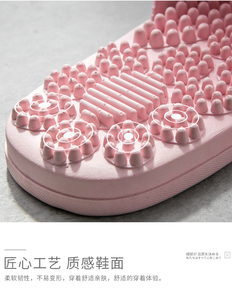 按摩拖鞋男士家居2025新款外穿防滑透气脚底穴位足疗足底凉拖男夏详情7