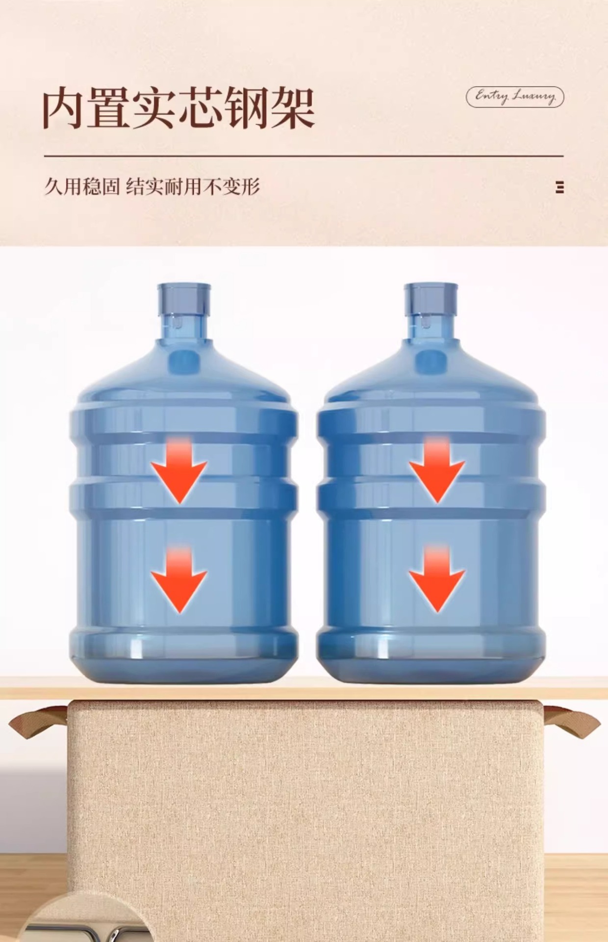 收纳箱家用整理盒衣柜收纳分层神器可折叠放衣服裤子布艺收纳筐详情10