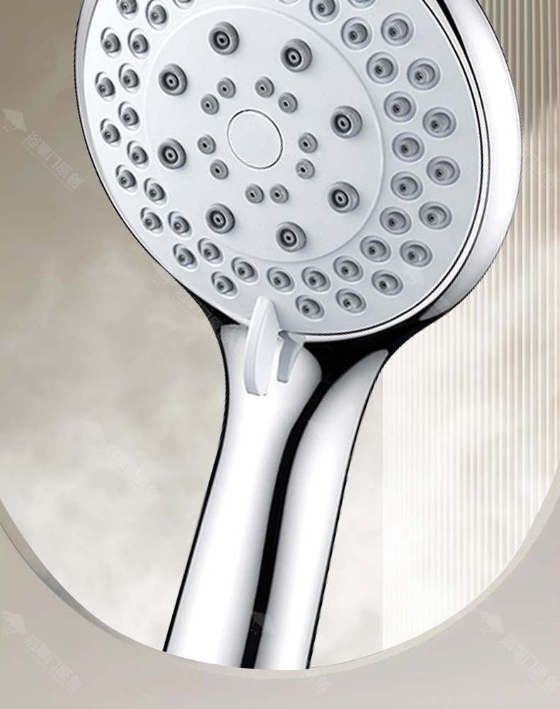 Large water outlet pressurized showerhead, bathroom bathing, shower, powerful and super pressurized rain shower, handheld single showerhead pic 10
