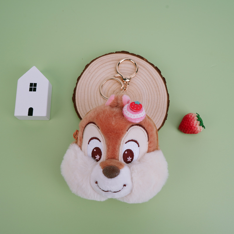 正版迪士尼挂件史迪奇公仔玩偶草莓熊毛绒玩具朱迪尼克书包挂饰女详情37