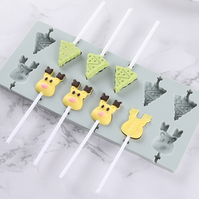 Candy, chocolate, lollipop molds, silicone cartoon series candy molds, diy hand-baked epoxy resin molds pic 23