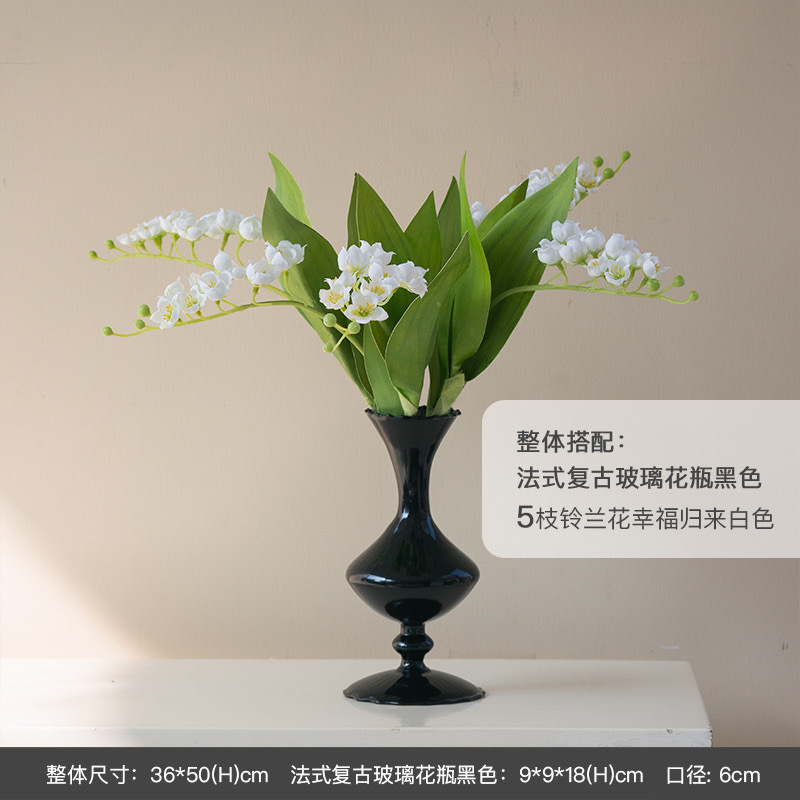 小清新ins风仿真花铃兰花插花手捧花材婚庆风铃假花家居餐桌绢花详情15