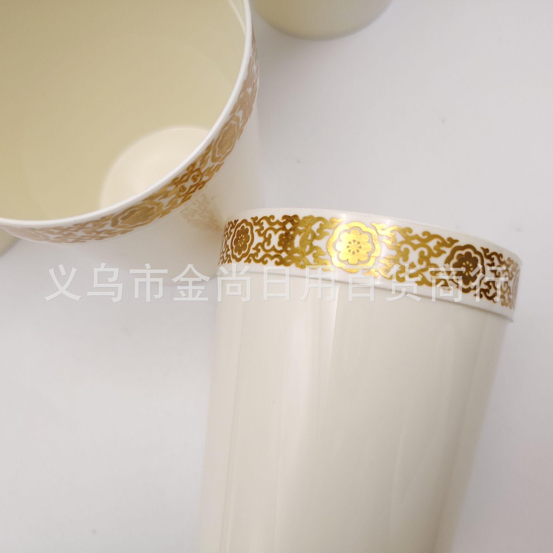 Tea cups, beverage cups, melamine commercial tea cups, rice bowls, plastic soup bowls, seasoning bowls, imitation porcelain tableware, Jinfu Waterfall wholesale pic 4