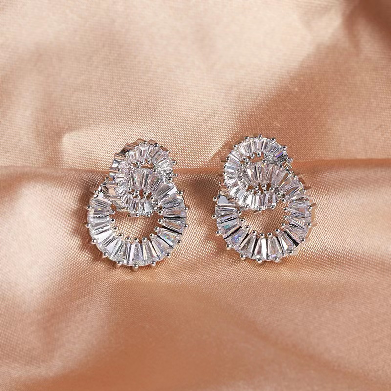 Brushed and frosted round ball earrings and stud earrings, a niche design with a stylish and versatile style, are new light luxury and creative earrings for women pic 2