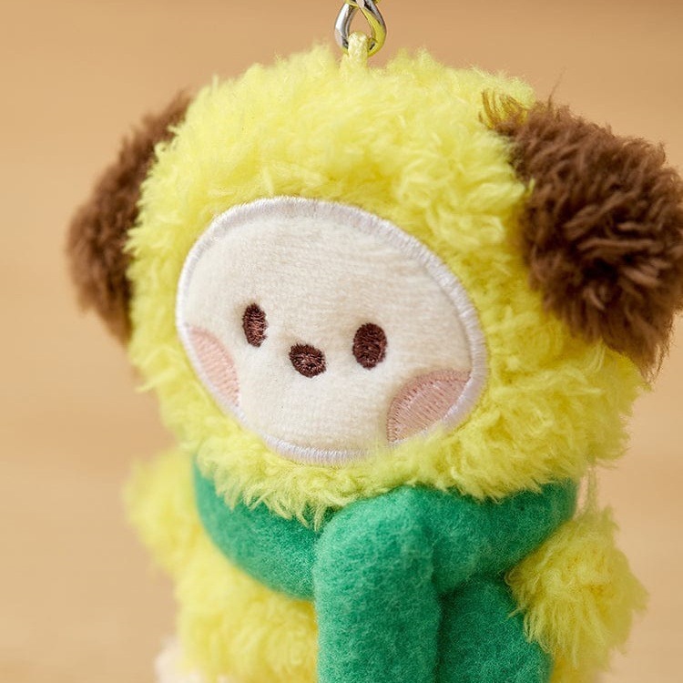 韩国BT21BOOTS迷你minini围巾雪地靴毛绒公仔挂件可爱包挂饰毛绒玩具公仔挂饰详情4