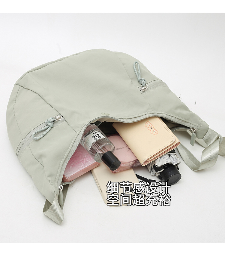 包包女lulu饺子包新款牛角包休闲健身运动包潮百搭通勤单肩斜挎包详情8