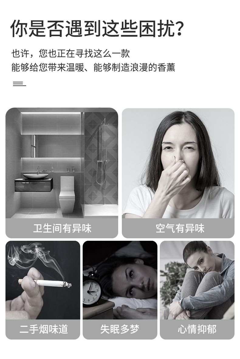 暴力卡通熊车载香薰摆件 客厅香薰装饰卧室香薰除异味摆件批发详情4