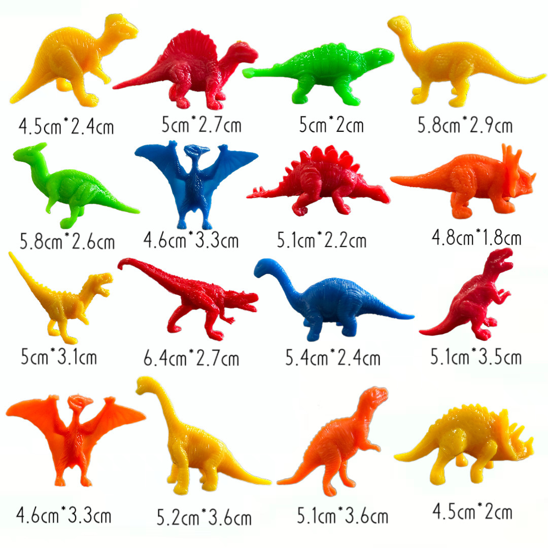 跨境仿真动物模型多款迷你实心小恐龙套装软胶考古恐龙模型详情2