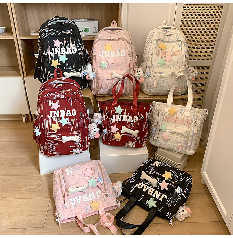 High appearance level schoolbag for junior high school girls, cute and lightweight backpack for primary school students, and large-capacity backpack for senior high school students pic 59
