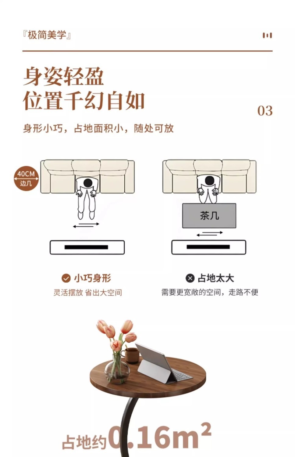 沙发边几边柜边桌客厅家用阳台茶桌置物架床头床边迷你小茶几桌子详情8