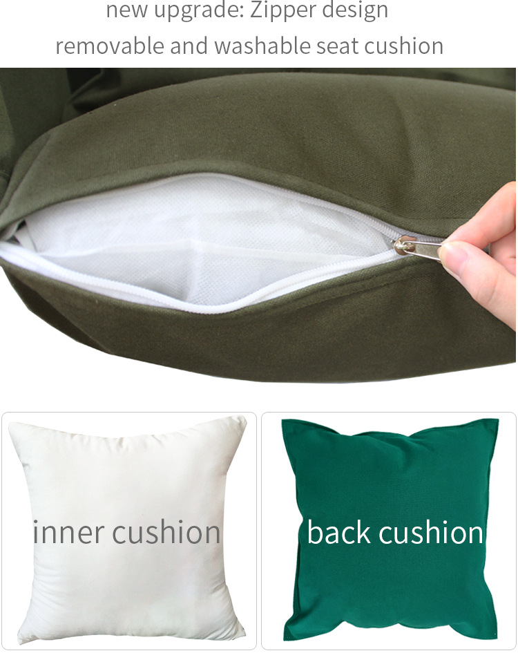 Outdoor leisure swing, hanging chair, indoor portable and foldable, wholesale and retail for adults, children, courtyards and gardens pic 3