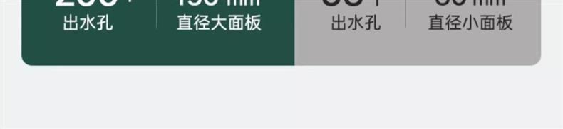 德国淋浴增压花洒喷头浴室热水器浴霸通用高压淋雨莲蓬花洒头详情13