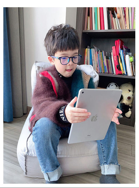 儿童硅胶TR90近视眼镜框架防蓝光护目平光镜男女学生弱视远视镜框详情23