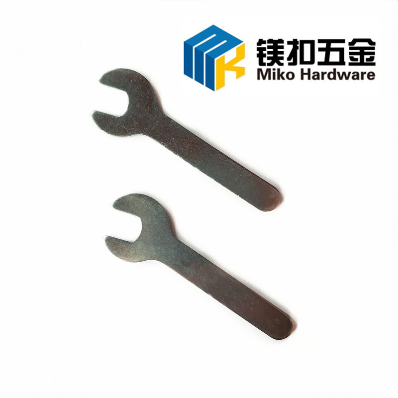 规格齐全镀锌冲压简易开口扳手一次性配套家具单头小扳手工具详情1