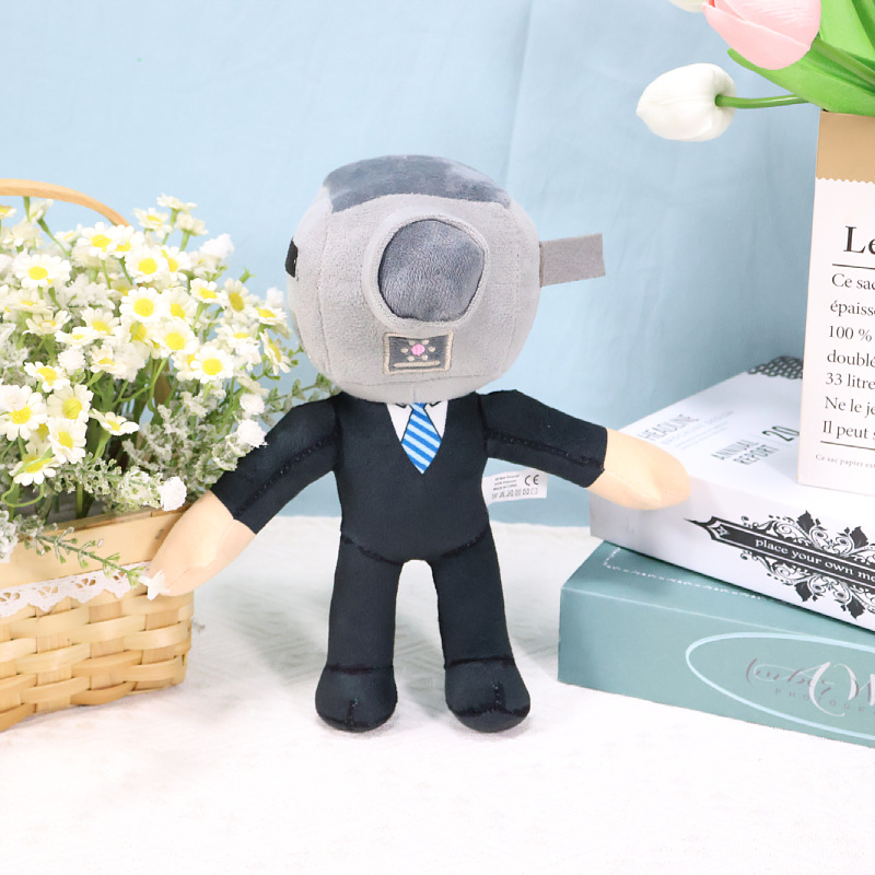 Cross-border bestseller skibiditoiletplush Toilet man parody plush toy doll Titan pic 15