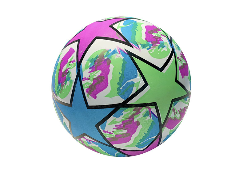 Personalidad creativa PVC fluorescente bola 9 pulgadas kindergarten niños juguetes raqueta bola en stock al por mayor pic 12
