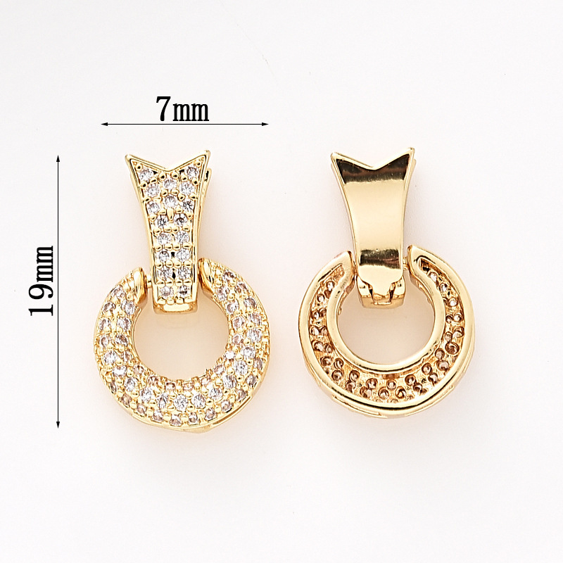 Zhuji pearl necklace buckle 8-shaped buckle, handcrafted end buckle, connecting buckle, mother-and-child buckle, sweater chain, universal buckle, DIY accessories pic 31