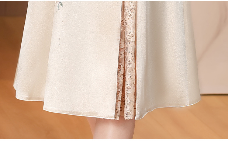 New Chinese-style elegant wedding dress for Grandma Xi, cheongsam dress, 2025 new style elegant mom dress pic 18