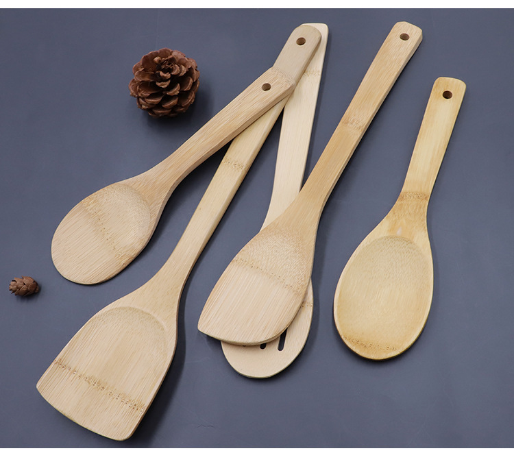 厂家竹铲子不粘锅家庭用寿司饭勺批发竹木饭勺竹木勺详情22