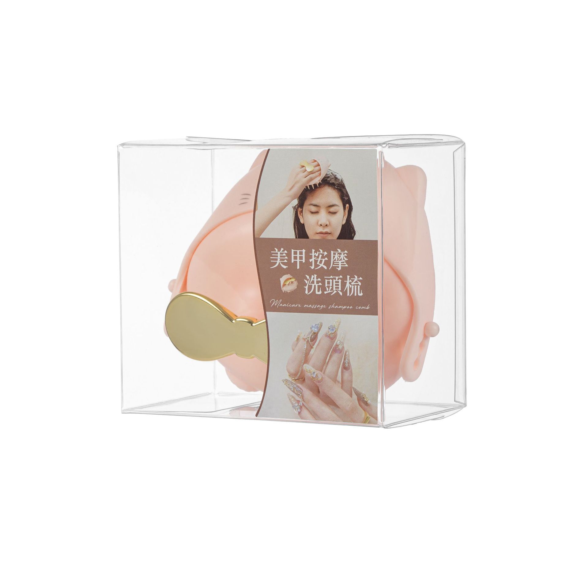 Silicone shampoo comb cartoon massage shampoo brush详情15