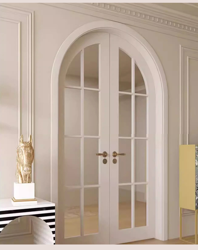 French-style antique iron door, popular bathroom door, toilet door, bathroom door, kitchen door, balcony door, glass door, swing door pic 11