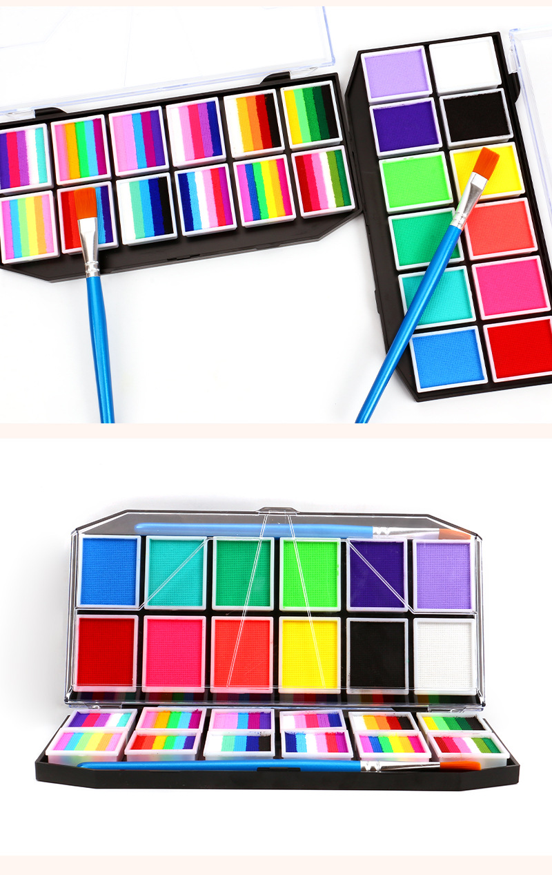 Wholesale of children's facial water-soluble body painting cross-border multi-color water-soluble face color stage makeup pigments from manufacturers pic 10