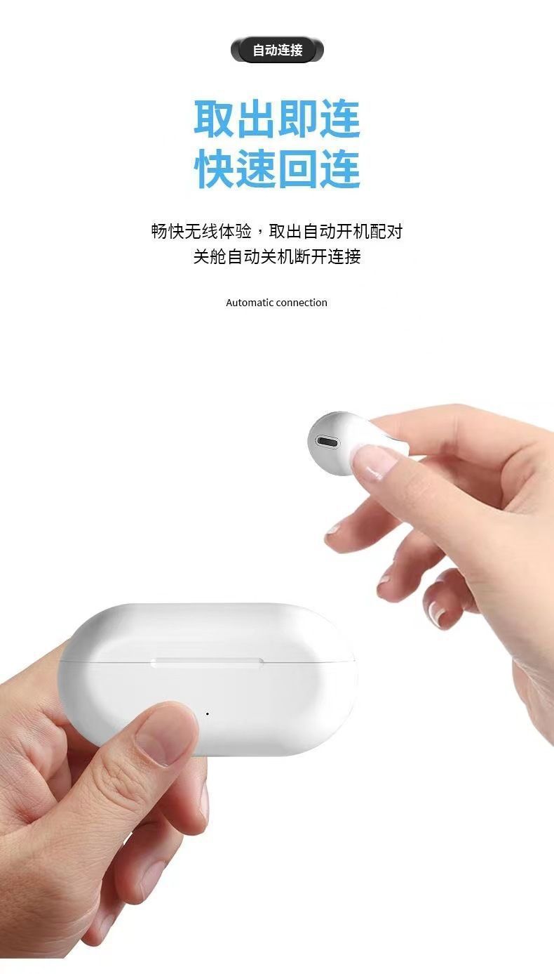 PRO102 ear-clip wireless Bluetooth Headphones feature long battery life for calls and sports, aemai high-quality sound, and comfortable silicone pic 9