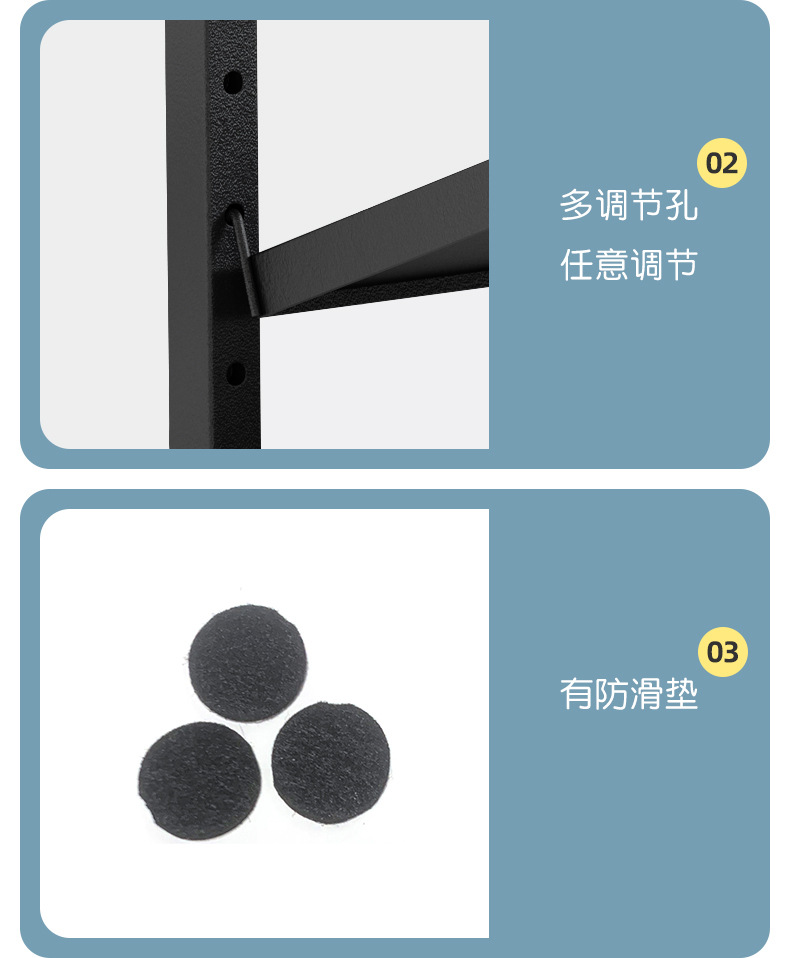 落地式厨房锅具收纳架分层层距可调转角下水槽置物家用多层锅架详情19