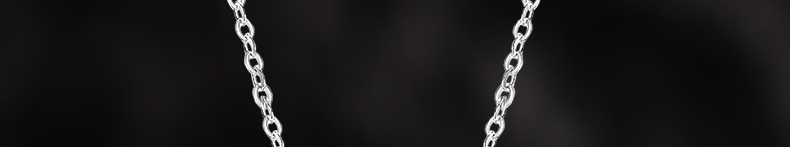 Pure silver Korean-style niche design dynamic necklace, simple and elegant four-leaf clover Mosang collarbone chain necklace accessory pic 1