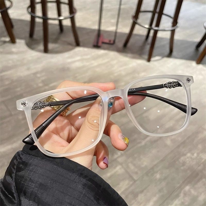 TR90 glasses frame is available online for myopia professionals. It comes with a frosted white square frame for men pic 5