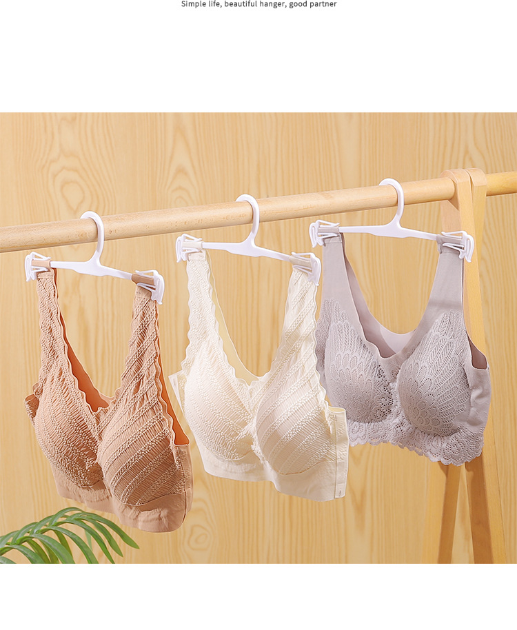 Wholesale of thickened, anti-slip and traceless clothes hangers for clothing stores, household thickened clothes hangers, underwear hangers, and available for order pic 6
