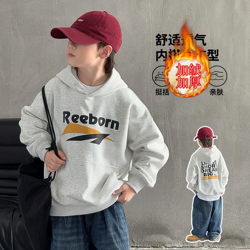 男女童卫衣长袖连帽卫衣套头动漫卡通可爱童装中大童卫衣定制LOGO详情18