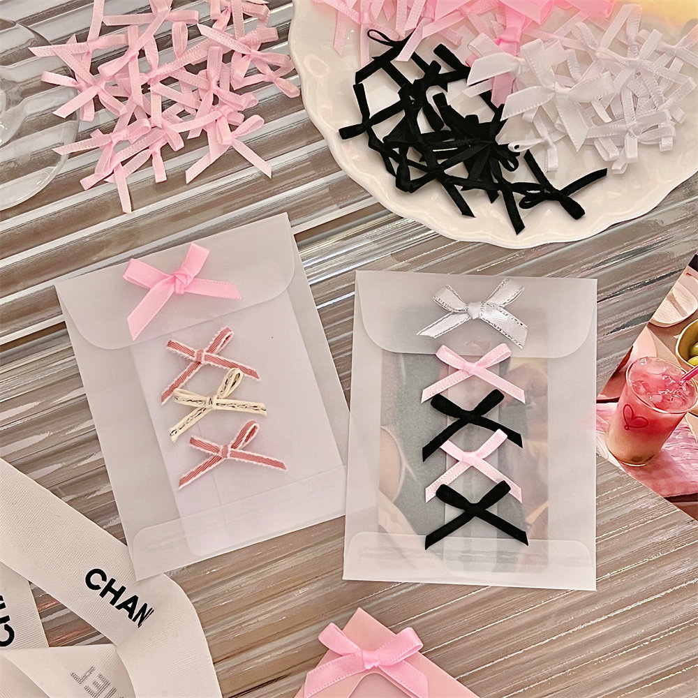 The new DIY small bow accessories are paired with card packaging materials, small card packaging decorations, small accessories and auxiliary materials pic 48