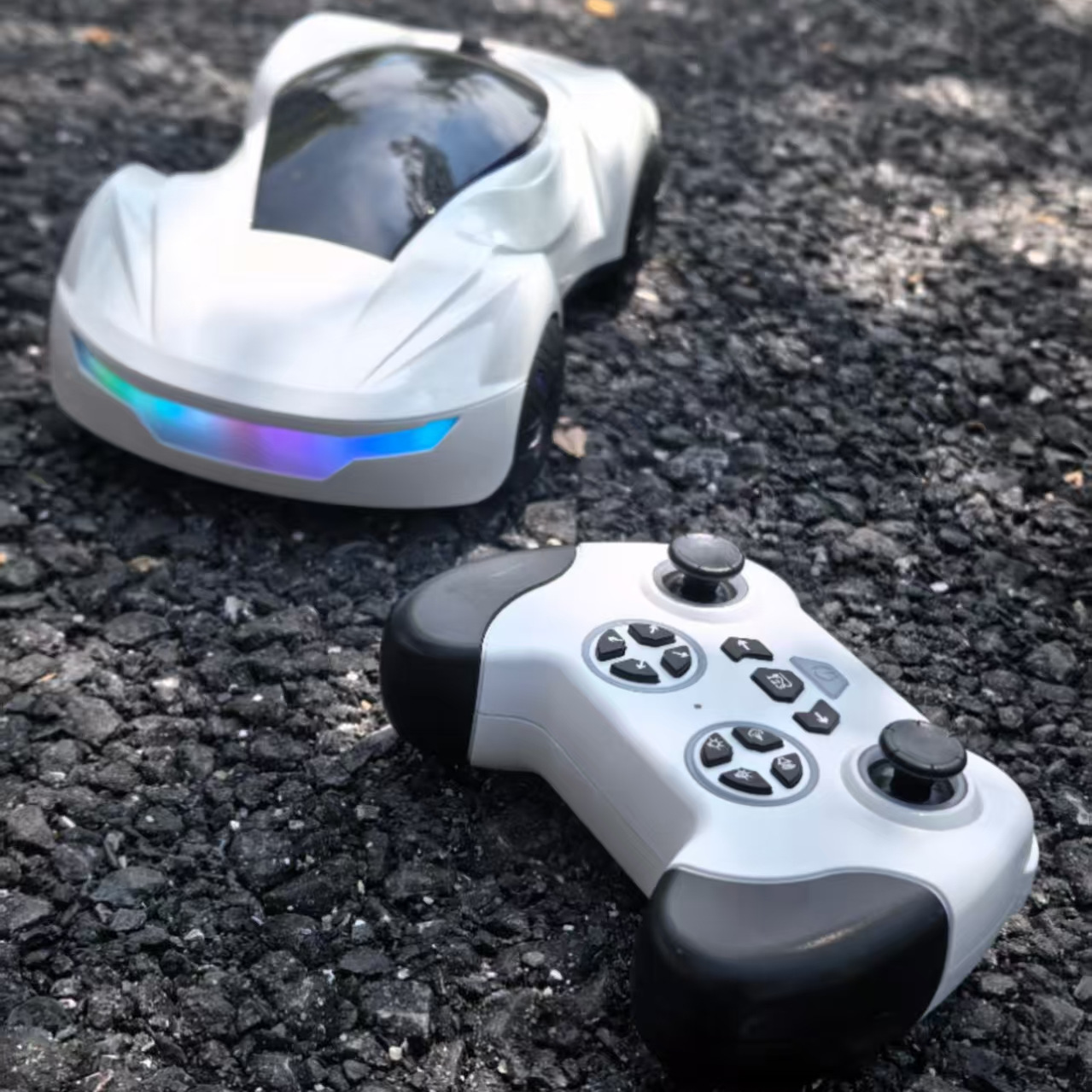 Cross-border Y19 Dual Spray Drift Car Gesture Sensing Racing Car Stunt Supercar Remote Control Car Toy Boy Sports car pic 31