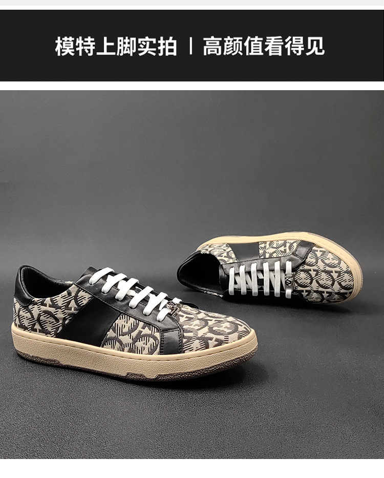 板鞋男款潮鞋真皮男生休闲鞋潮流百搭欧洲站男鞋轻奢高端男士单鞋详情10