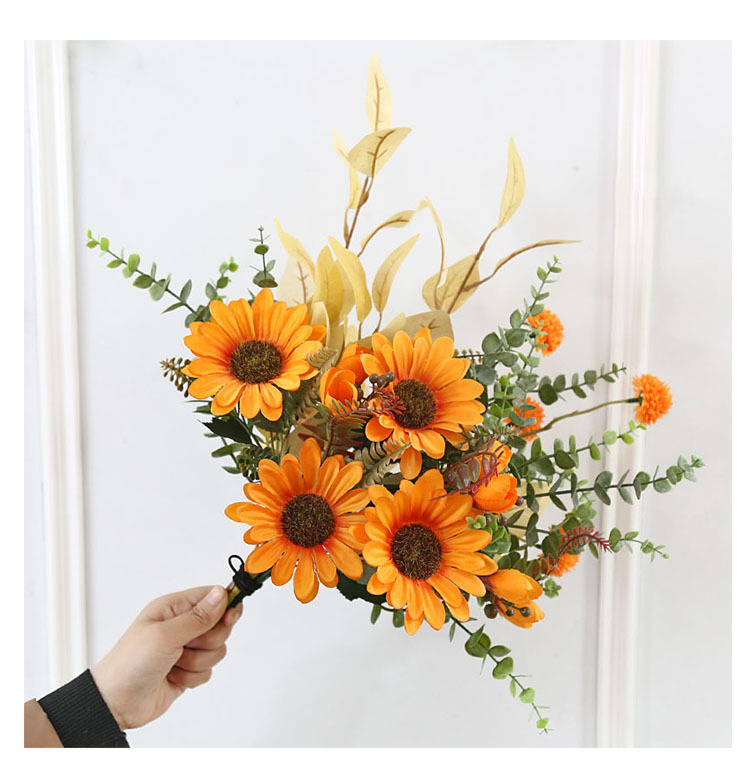 假花仿真花客厅摆件摆设轻奢风家用装饰地中海花艺插花花艺批发详情8