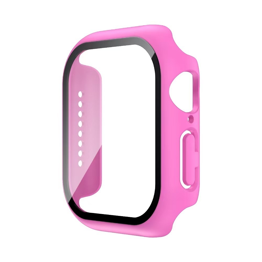 苹果手表保护壳适用iwatch s10手表壳防摔PC喷油钢化膜s9壳膜一体详情23
