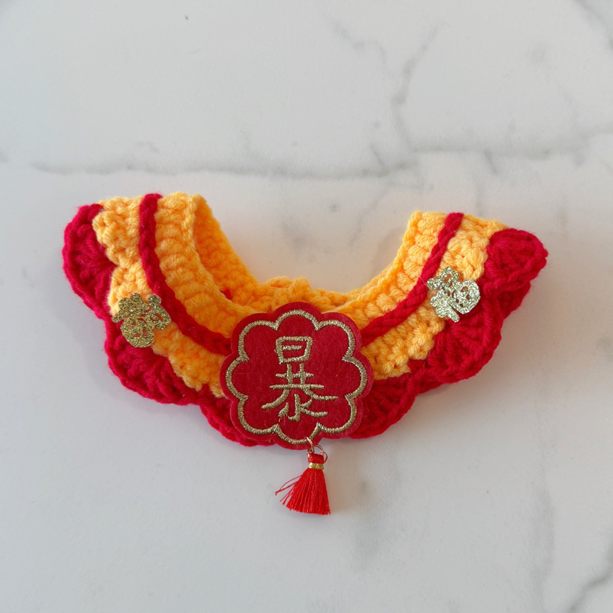 手工编织饰品围巾发带挂饰树脂奶油胶配件米珠奶油胶配饰多款混搭详情11