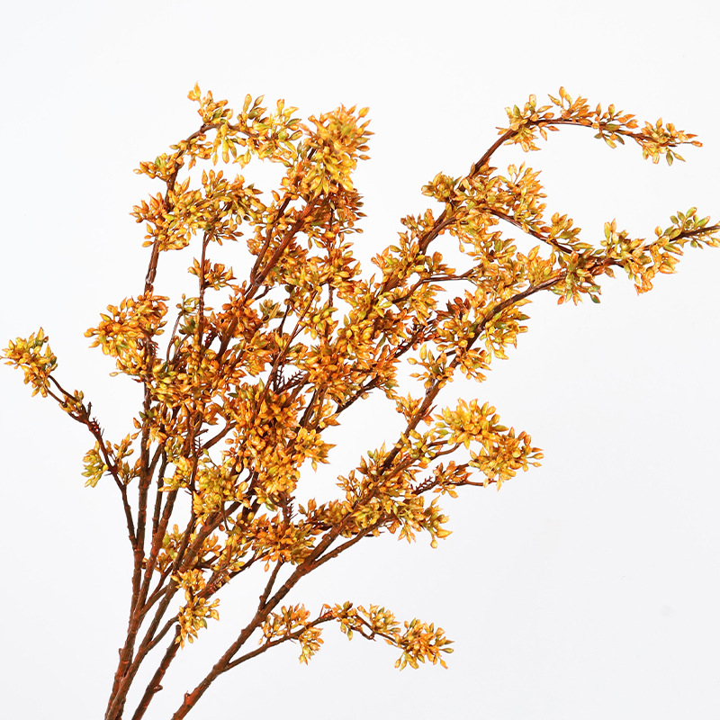 仿真小米果米仔兰插花配材米兰果家居客厅花艺装饰果子枝雪樱果详情8