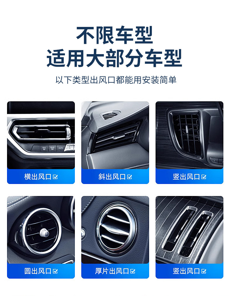 Cross-border new car aroma diffuser, car perfume, long-lasting high-end air outlet clip, fan decorative item, pointed ear dog card pic 12