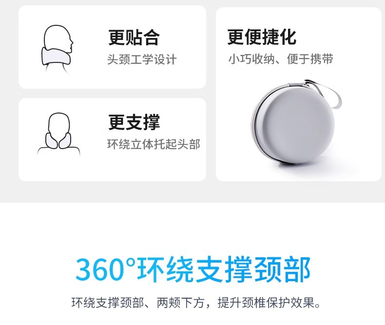 Source factory memory foam U-shaped pillow, travel neck pillow, airplane sleeping pillow, neck pillow, cervical vertebrae, neck cushion, toilet pic 3