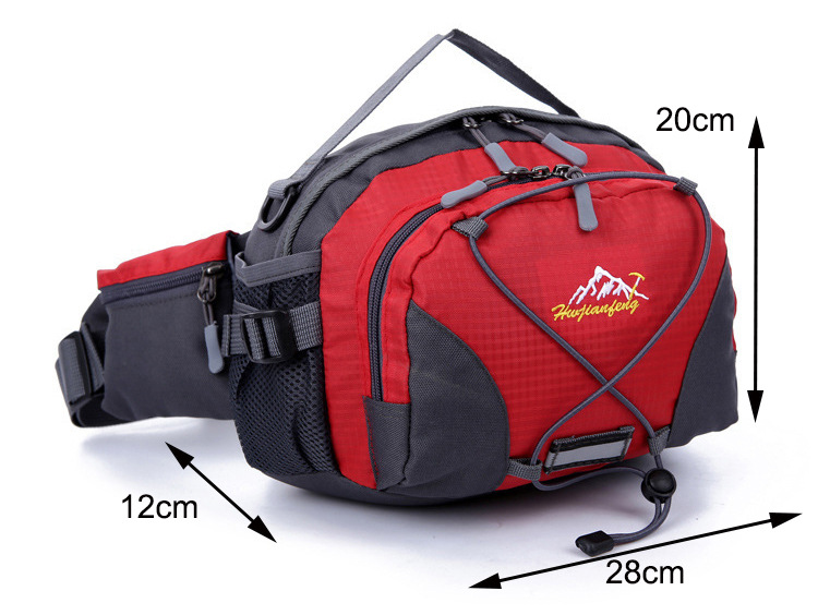 The manufacturer sells Korean-style outdoor hiking waist bags, casual handbags, and single-shoulder travel waist bags with reflective strap designs pic 18